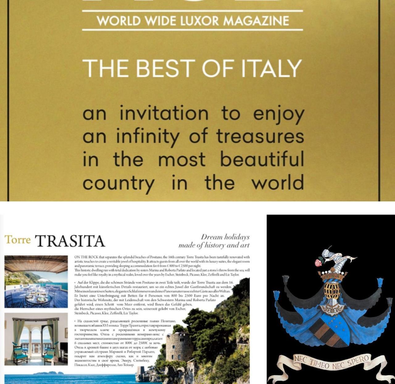 Villa Torre Trasita Luxury Suites Positano Exteriér fotografie